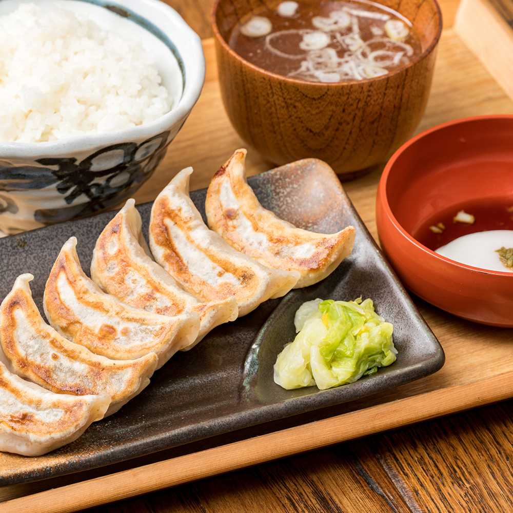 肉汁焼餃子定食