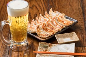 ダンダダンの肉汁焼餃子と生ビール