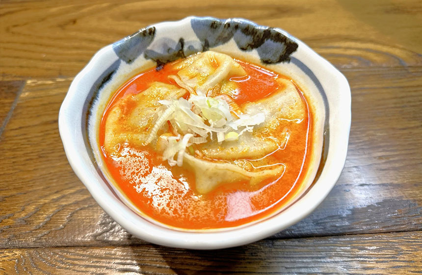アンリの辛い坦々水餃子